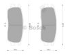 BOSCH 0 986 AB2 208 Brake Pad Set, disc brake